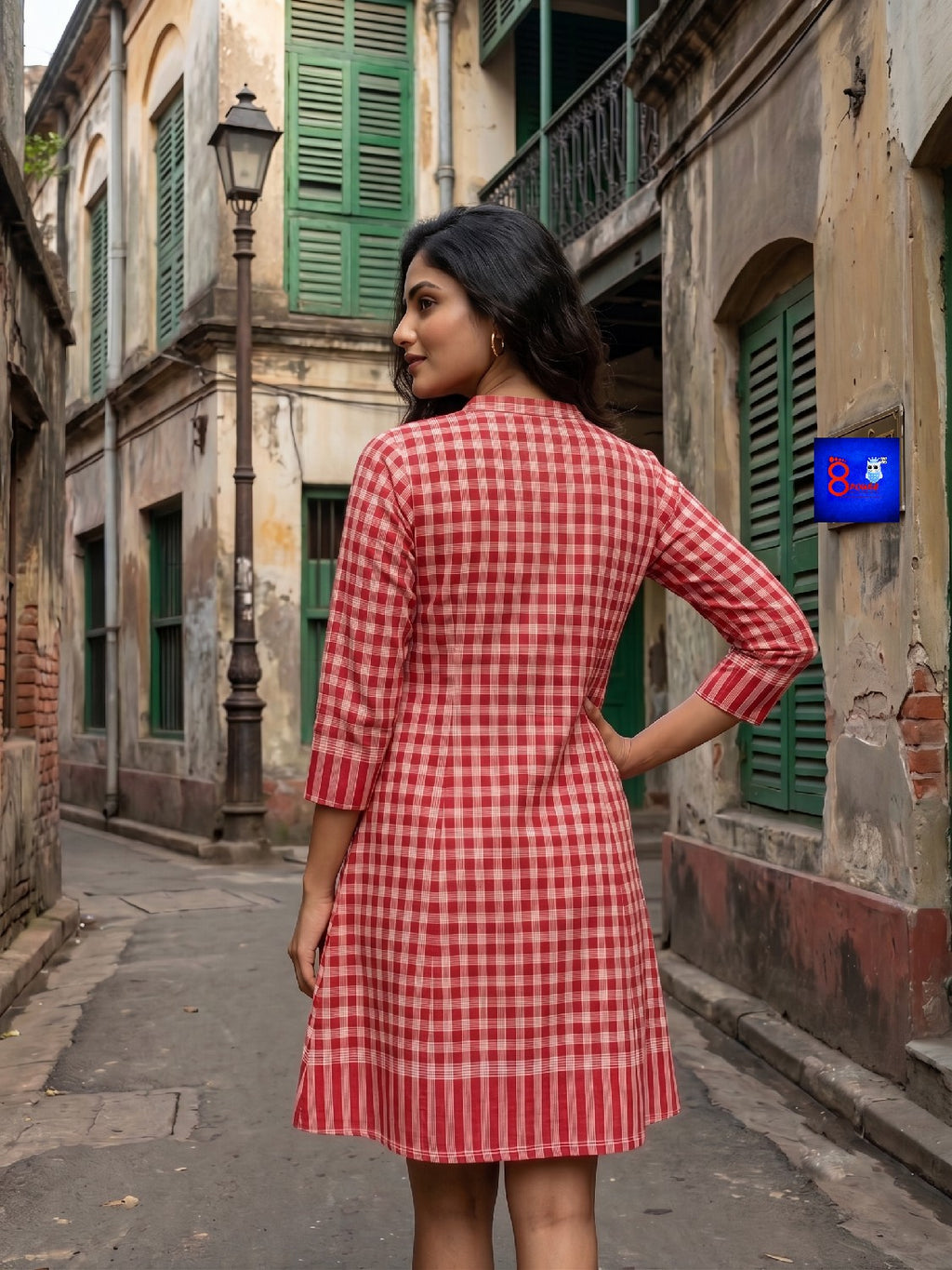 Gamcha A Line Dress