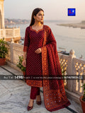 Jamdani Kurti and Dupatta Set
