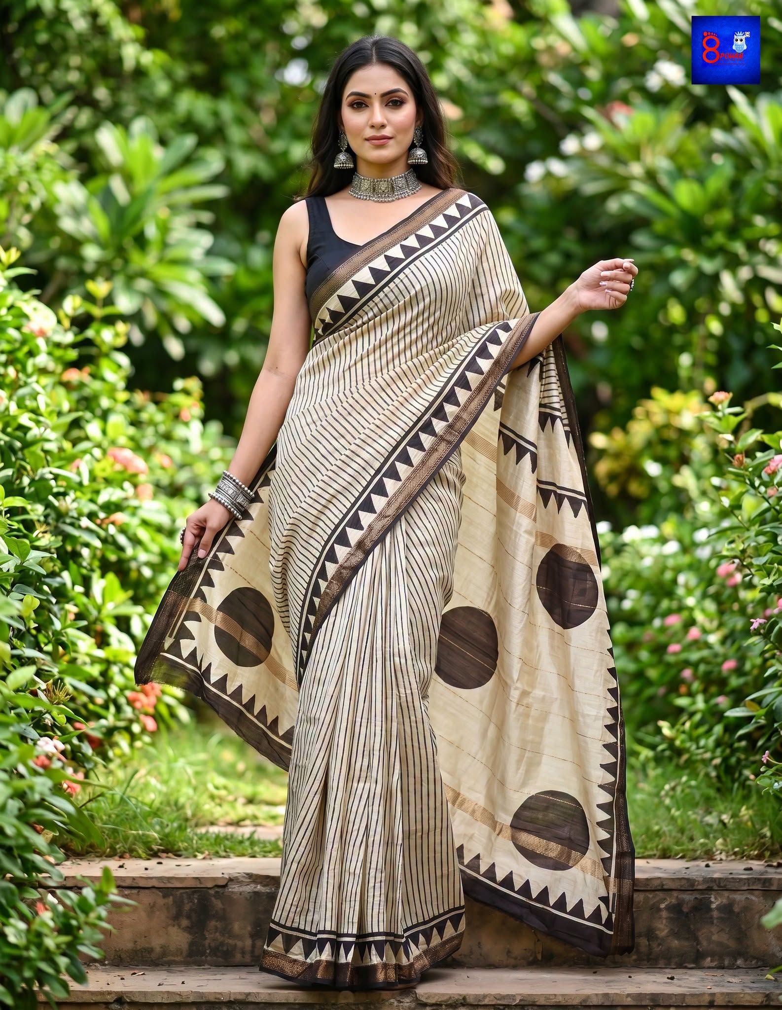 Authentic Maheshwari Silk Saree