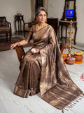 Premium Organza Tissue Woven Saree