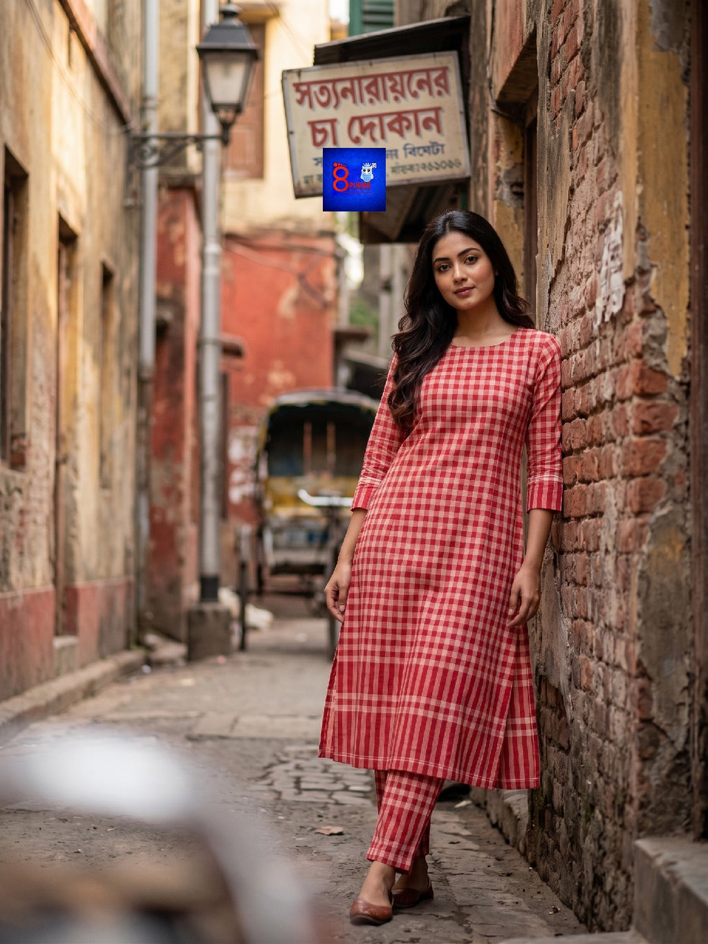 Gamcha Kurti and pant
