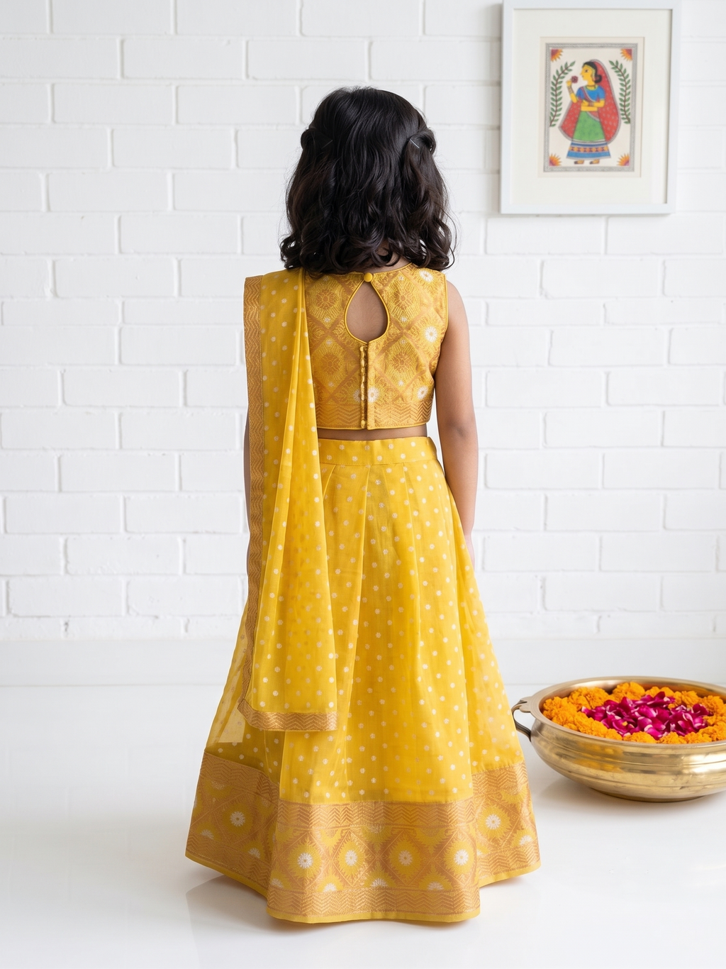 Kids Lahenga Set( Three Pc)
