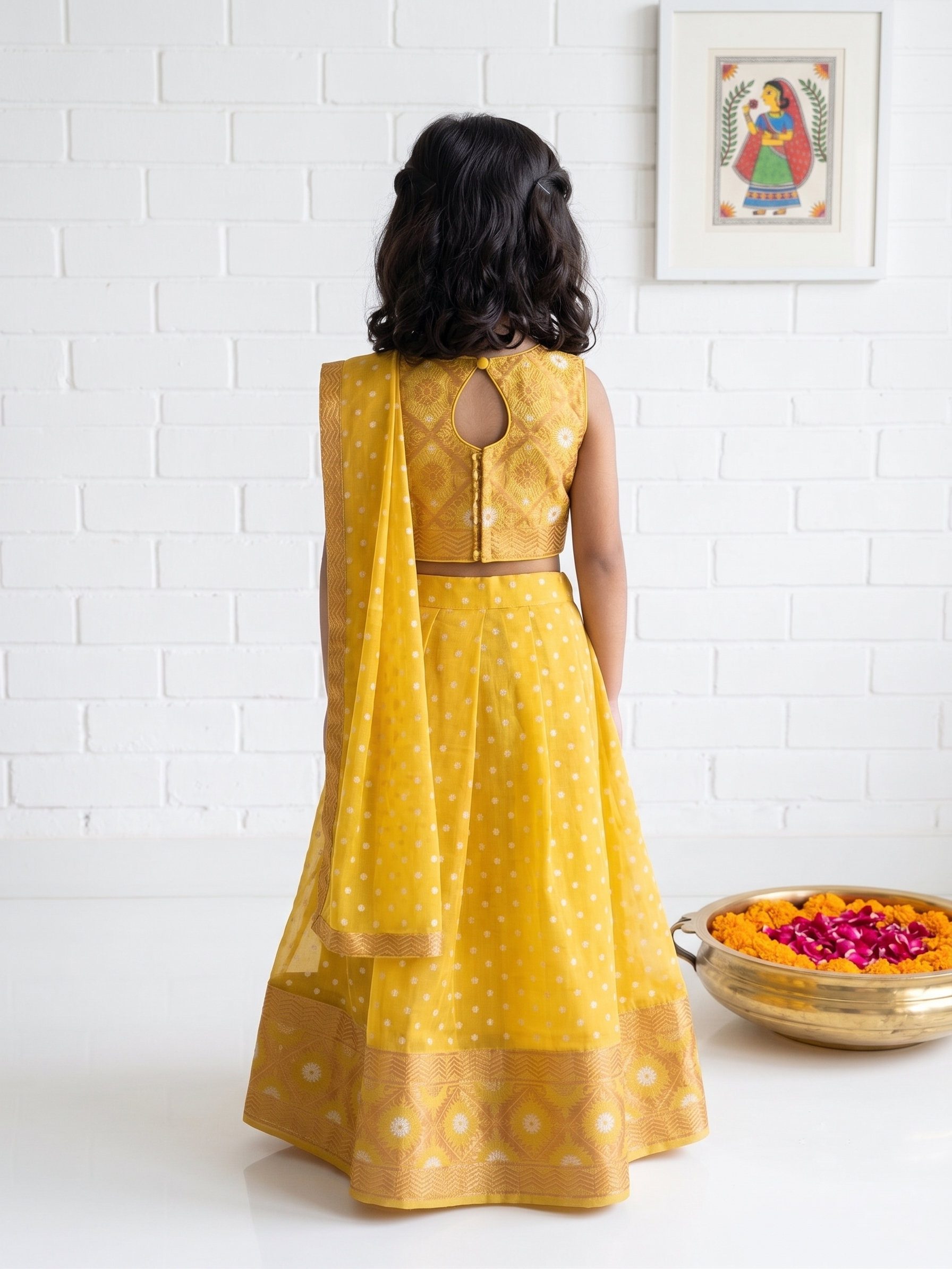 Kids Lahenga Set( Three Pc)