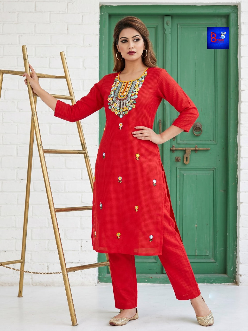 Cotton Kota Kurti Pant Set