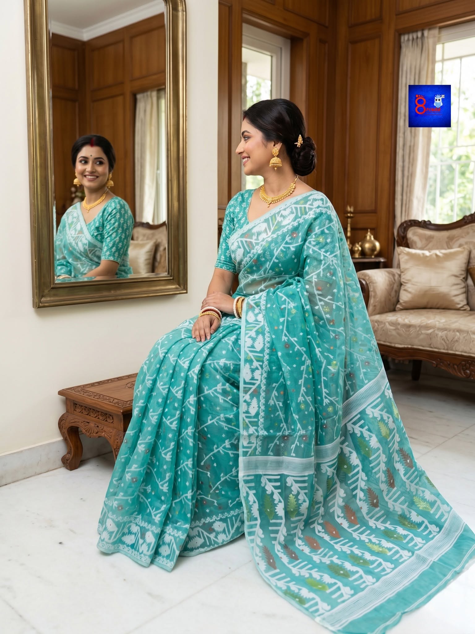 Authentic Handloom Jamdani Saree