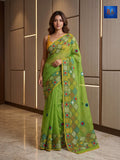 Resham Kota Lambani Saree (Pistachio Green)