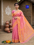 Pure Cotton Jamdani Saree with Blouse Piece
