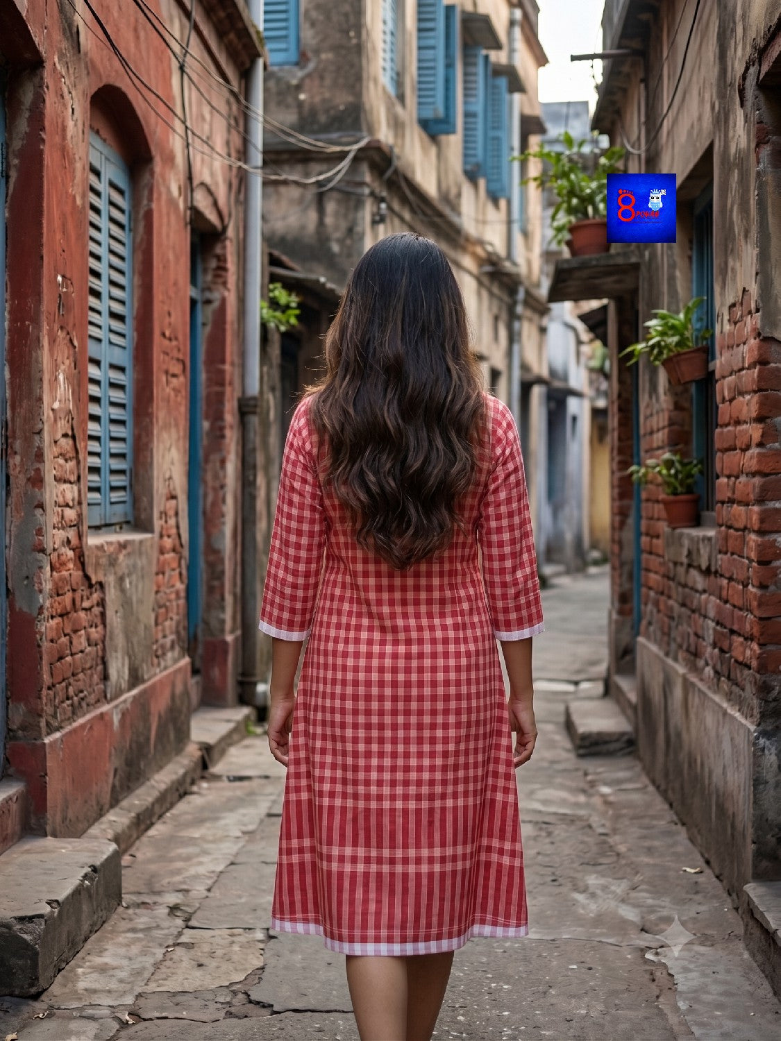Gamcha A Line Dress
