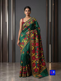 Blended Bangalore Silk Kantha Saree