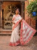 Pure Cotton Jamdani Designer Saree