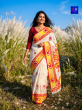 Pure Cotton Hand-Painted Saree