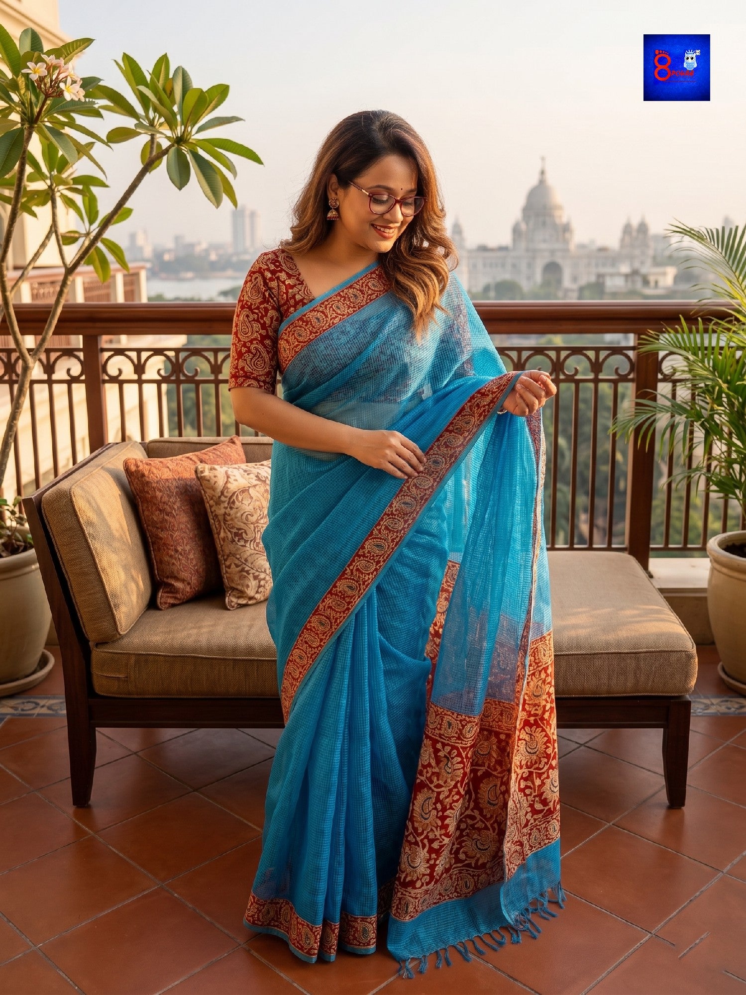 Resham Handloom Kalamkari Saree