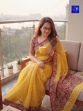 Resham Handloom Kalamkari Saree