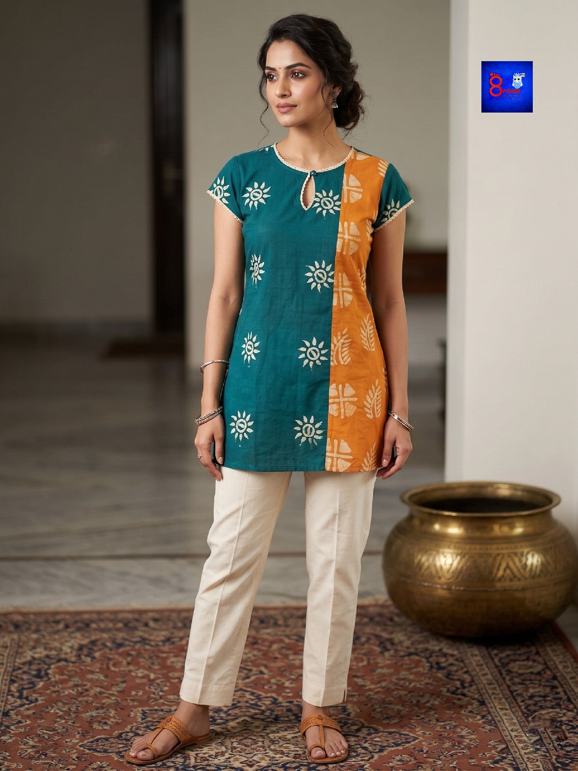 Batik Cotton Top