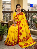 Pure Cotton Designer Appliqué Saree | CDA 01