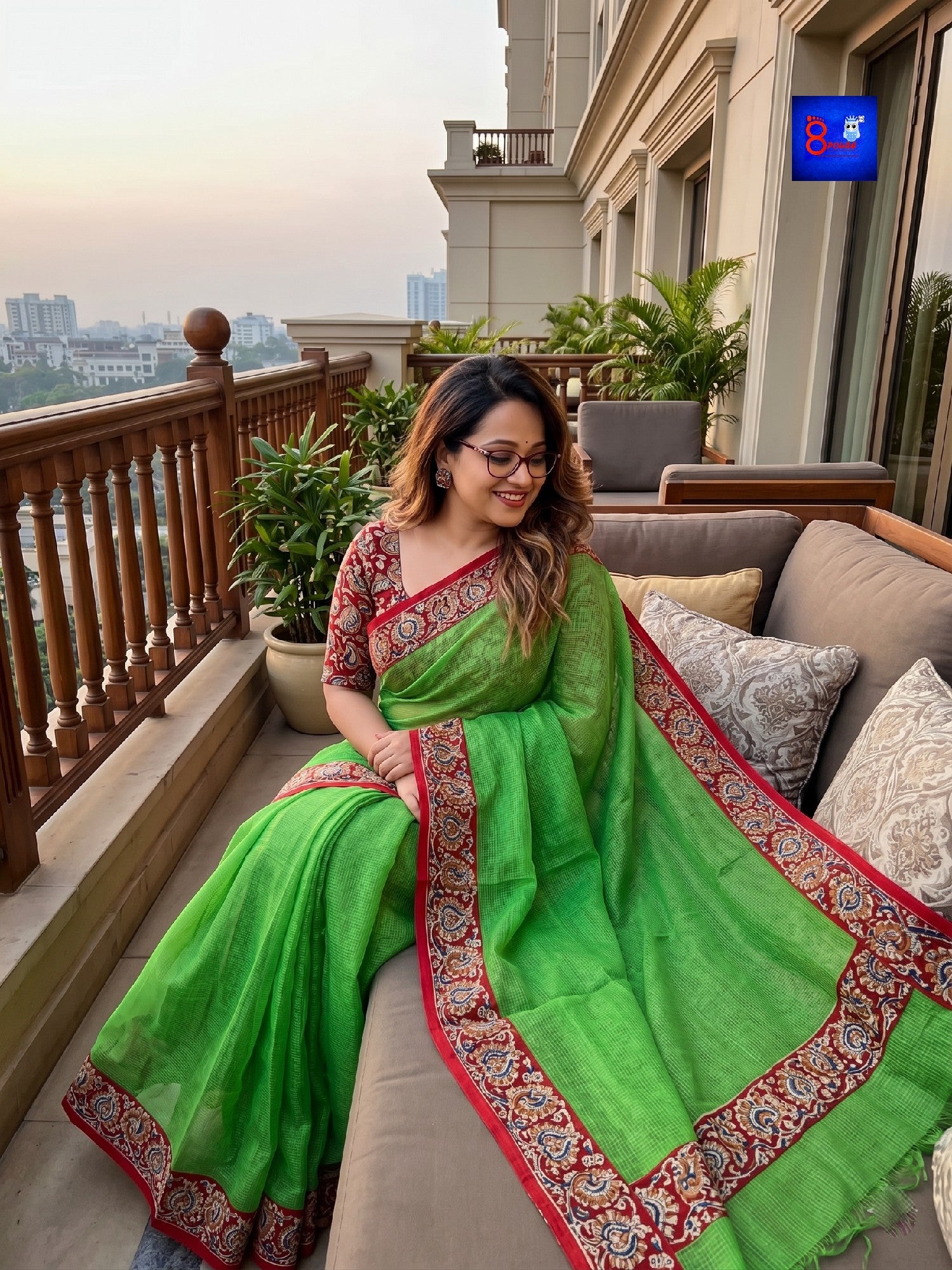 Resham Handloom Kalamkari Saree