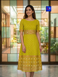 Handloom Jamdani Midi Dress