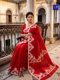 Pure Cotton Designer Appliqué Saree | CDA 03