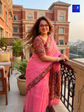 Resham Handloom Kalamkari Saree