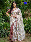 Designer Jamdani Kalamkari Saree