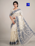 Pure Cotton Jamdani Saree with Blouse Piece