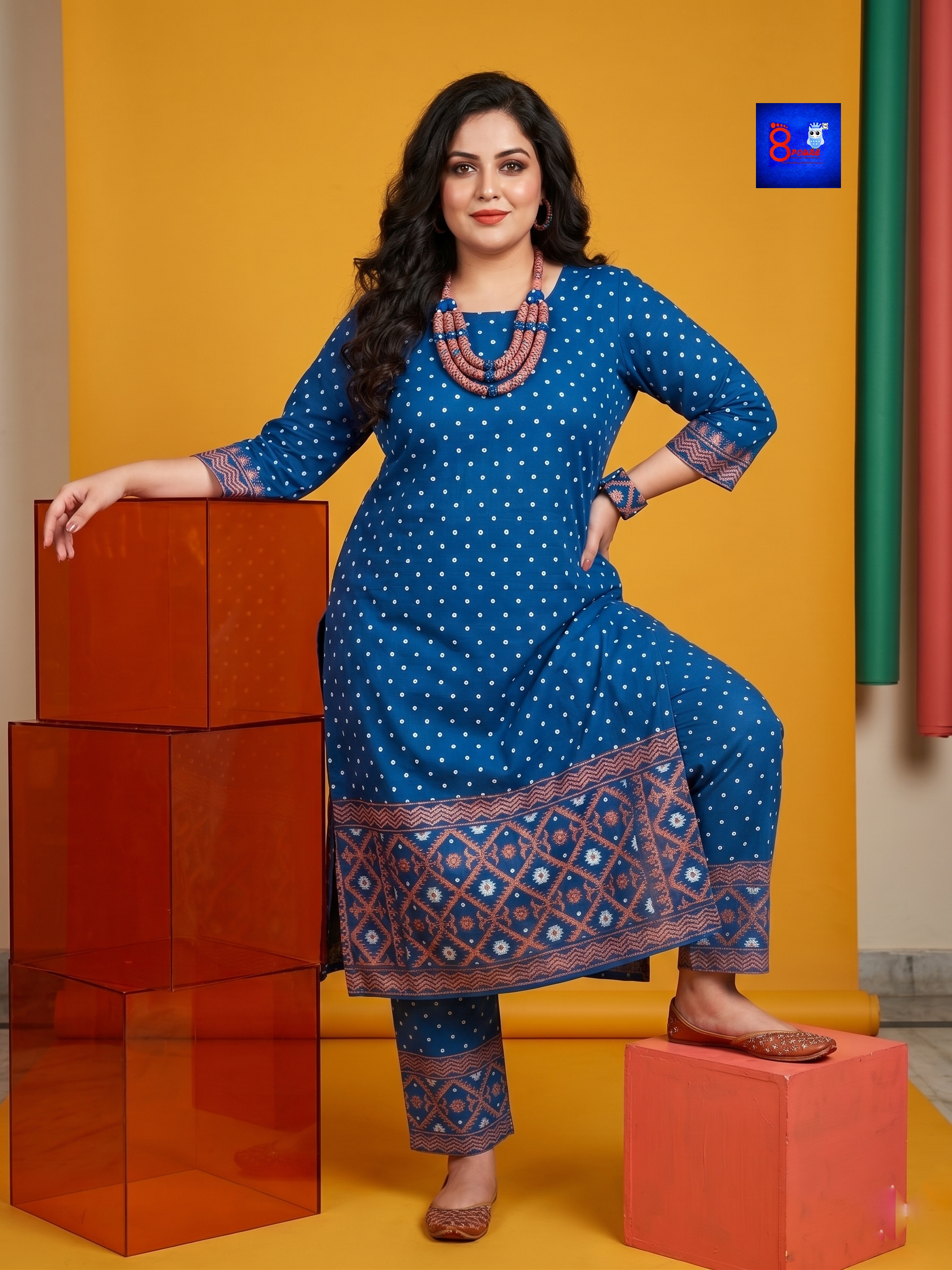 Woven Jamdani Co ord Set