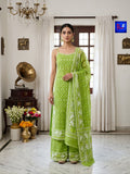 Jamdani Kurti, Palazzo Pant & Dupatta Set