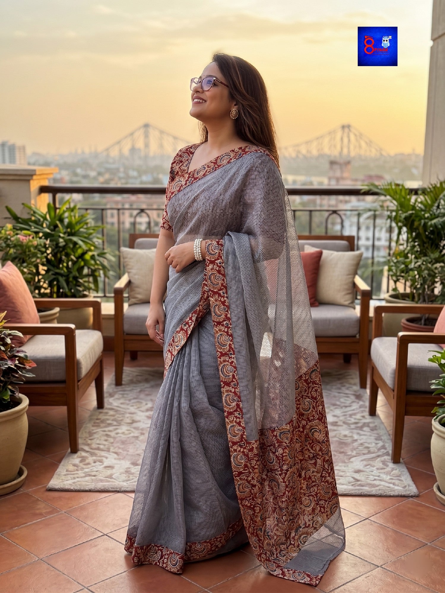 Resham Handloom Kalamkari Saree
