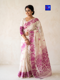 Pure Cotton Jamdani Saree with Blouse Piece