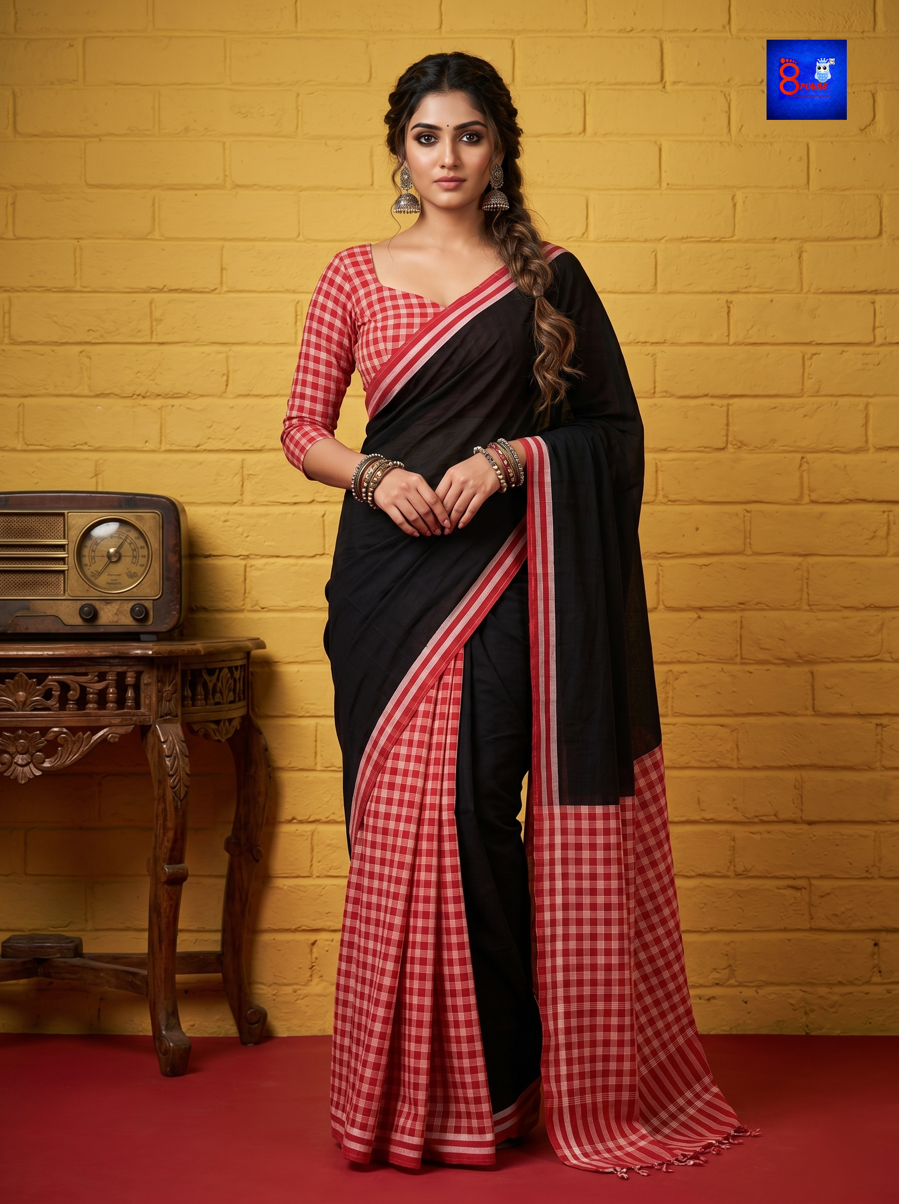 Designer Cotton Gamcha Saree | DCG 11
