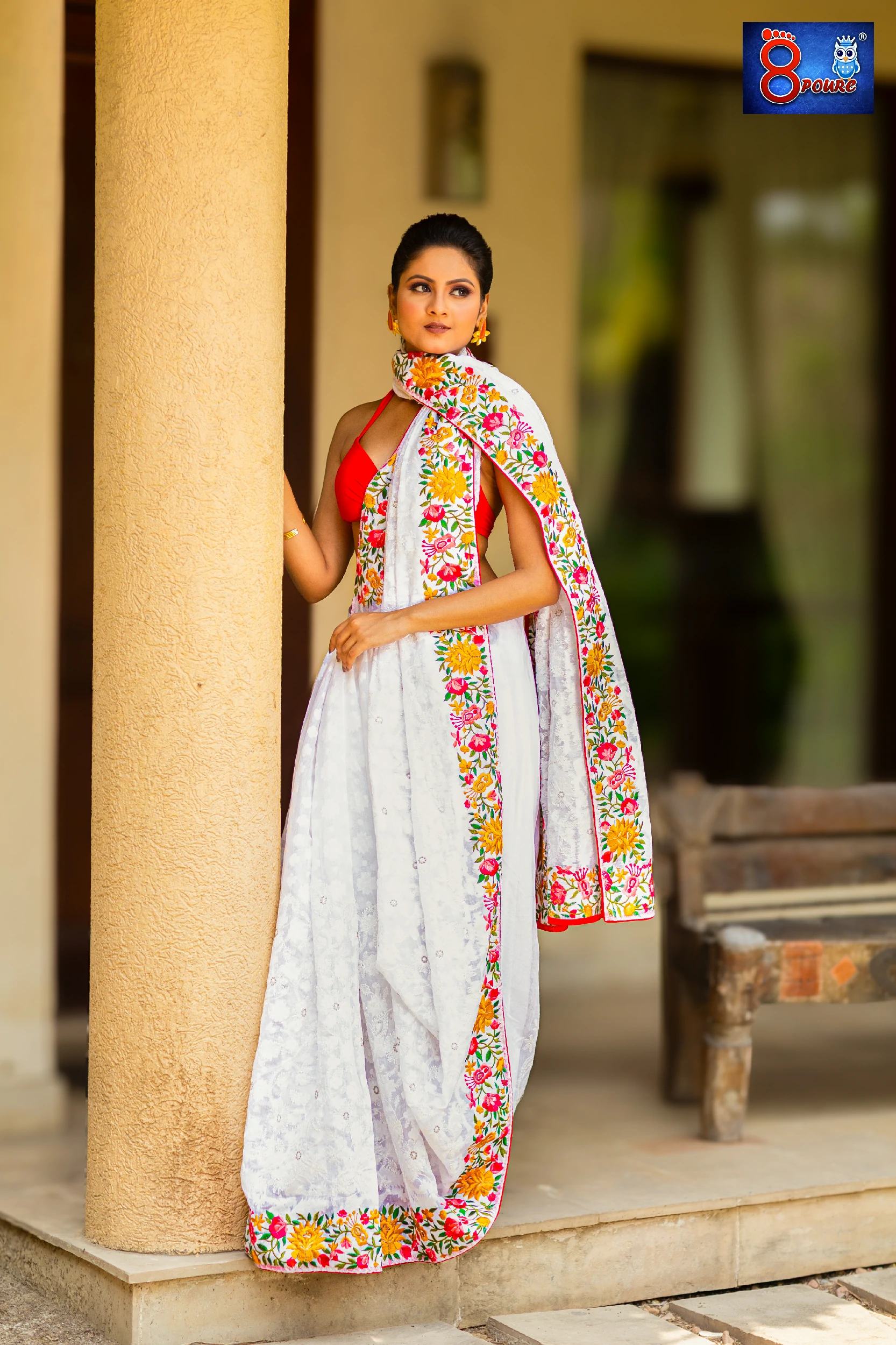 SIGNATURE DESIGNER JAMDANI | WHITE | APV 08