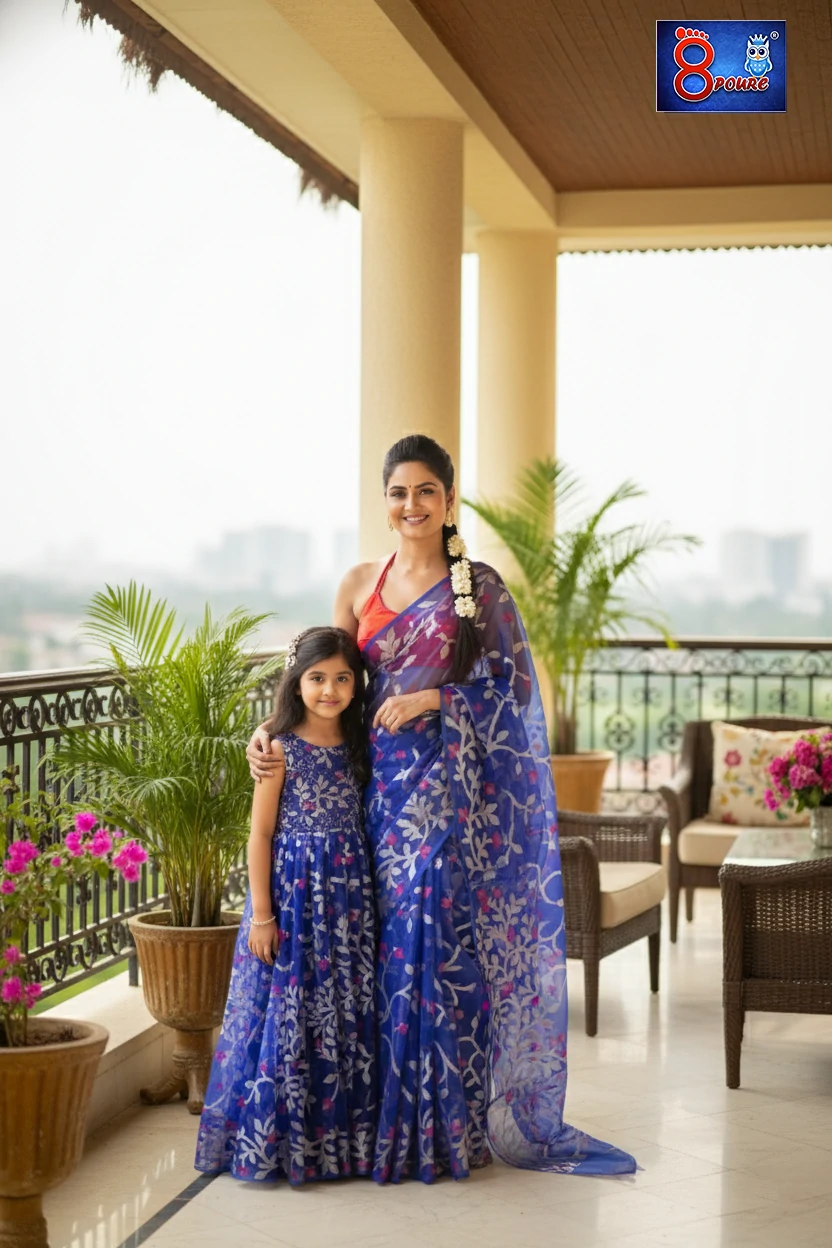 Baby Musline Dress| CCP 14 | Blue