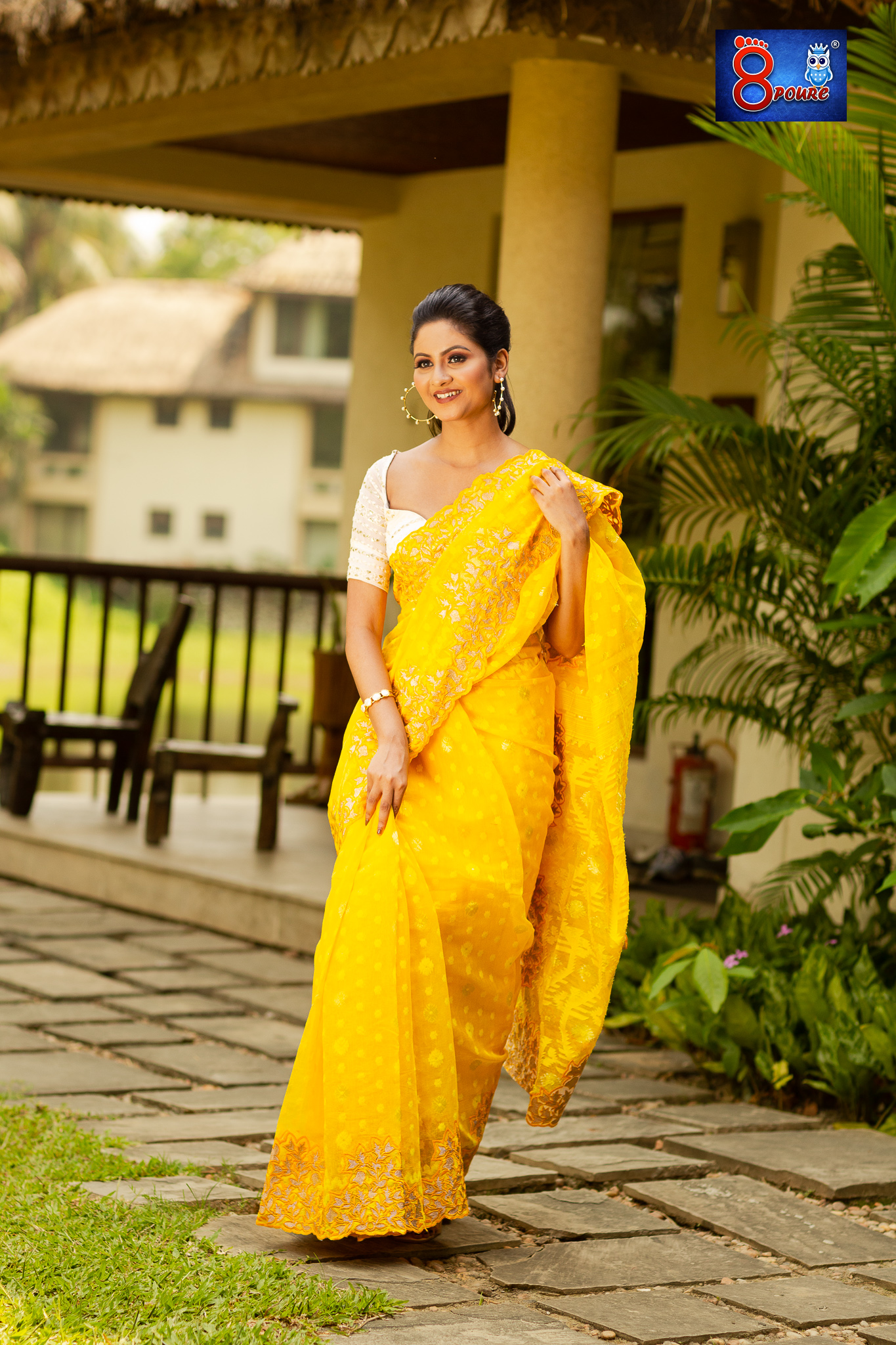 8POURE JAMDANI ZARDOSHI | YELLOW | TPP 09