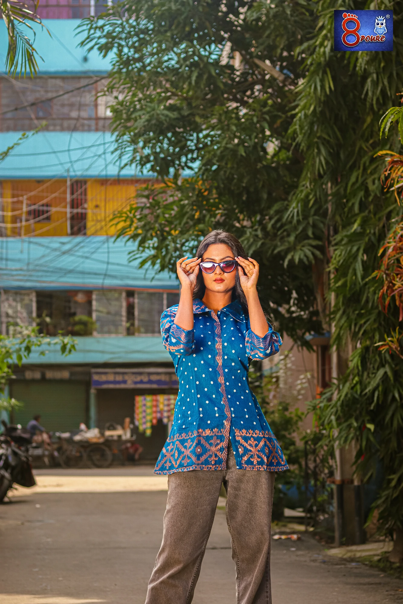 Jamdani Shirt | JS 06 | Teal