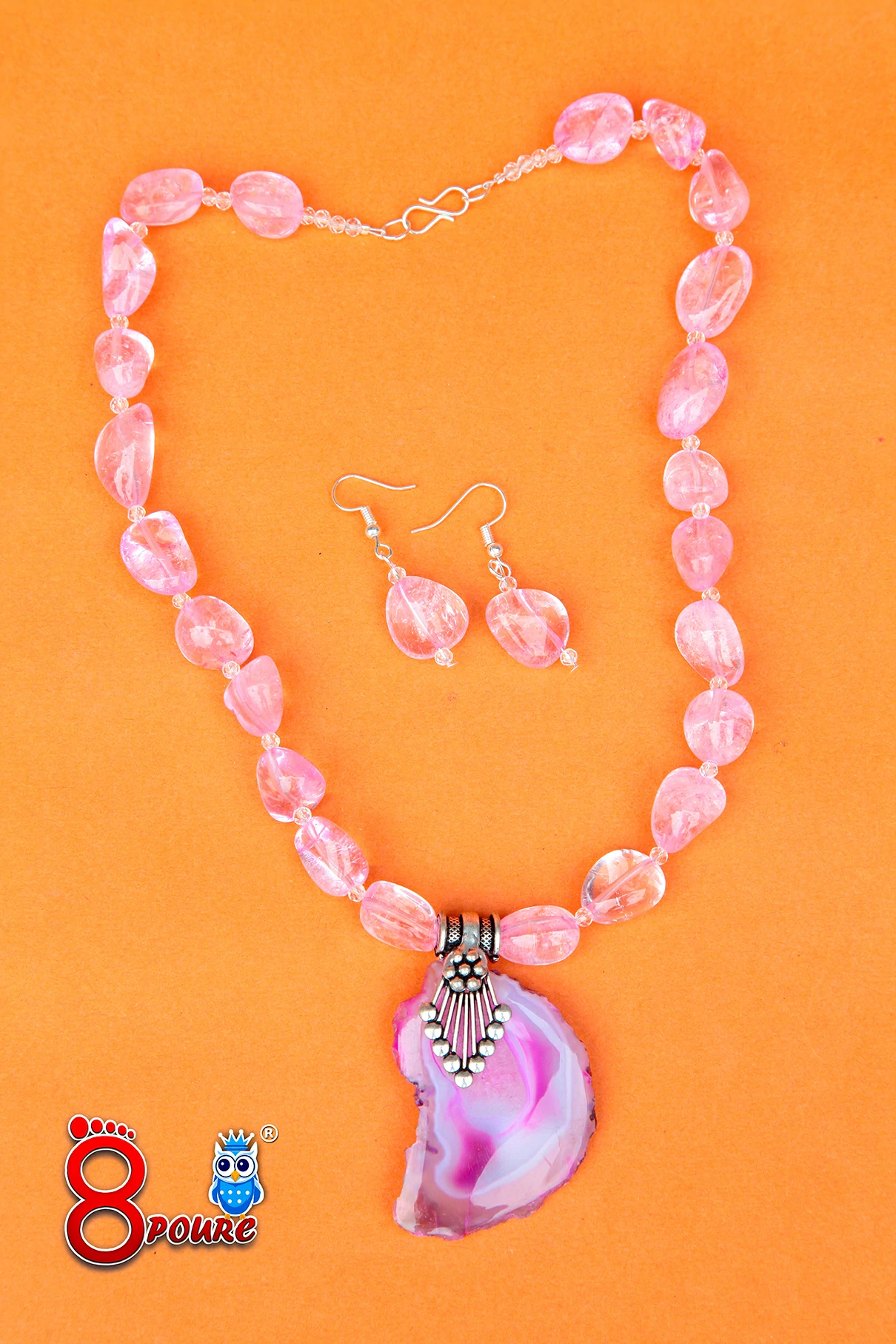 Pure Crystal Jewellery Set | Necklace | Pendant | Earings