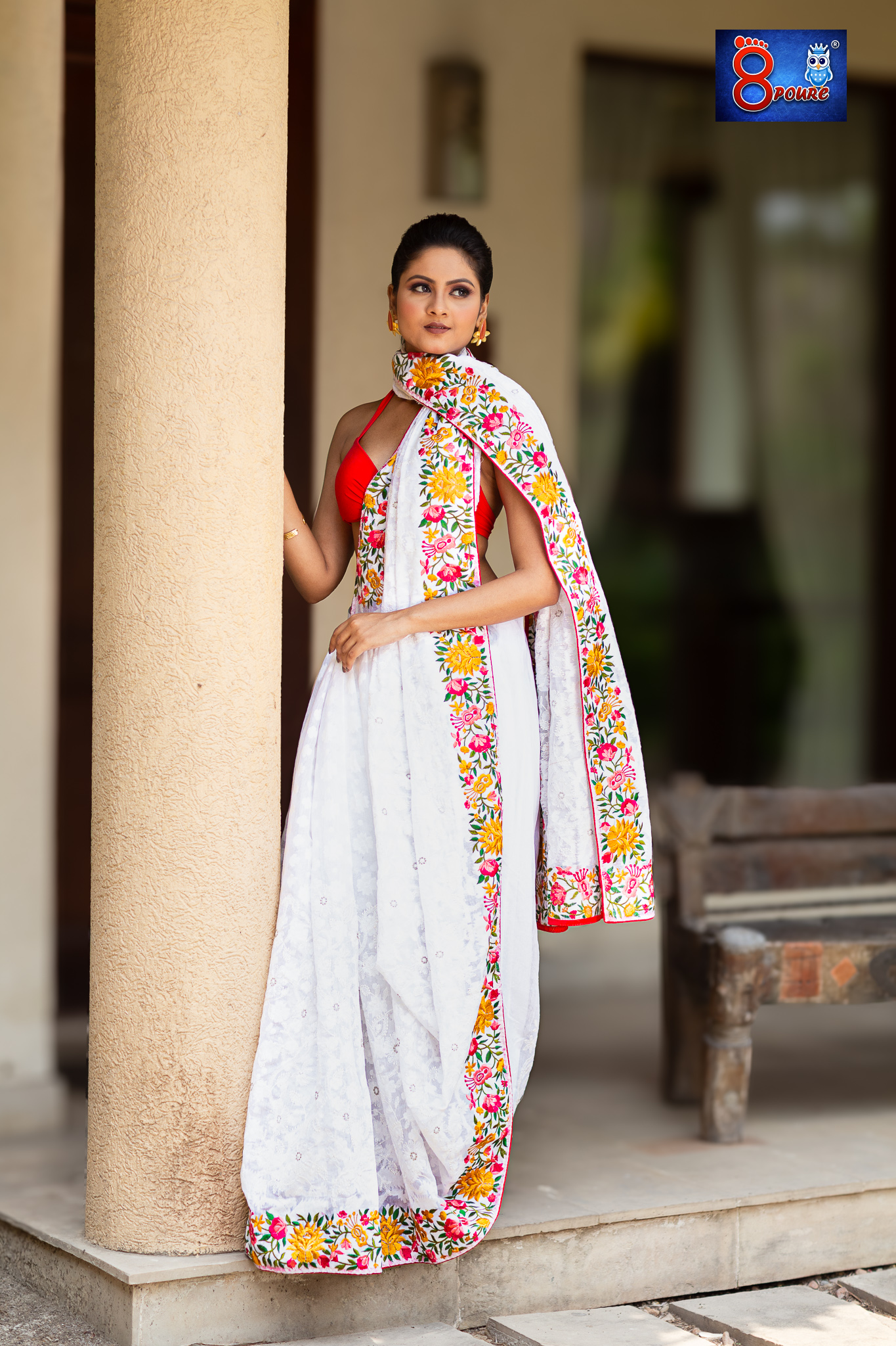 SIGNATURE DESIGNER JAMDANI | WHITE | APV 08