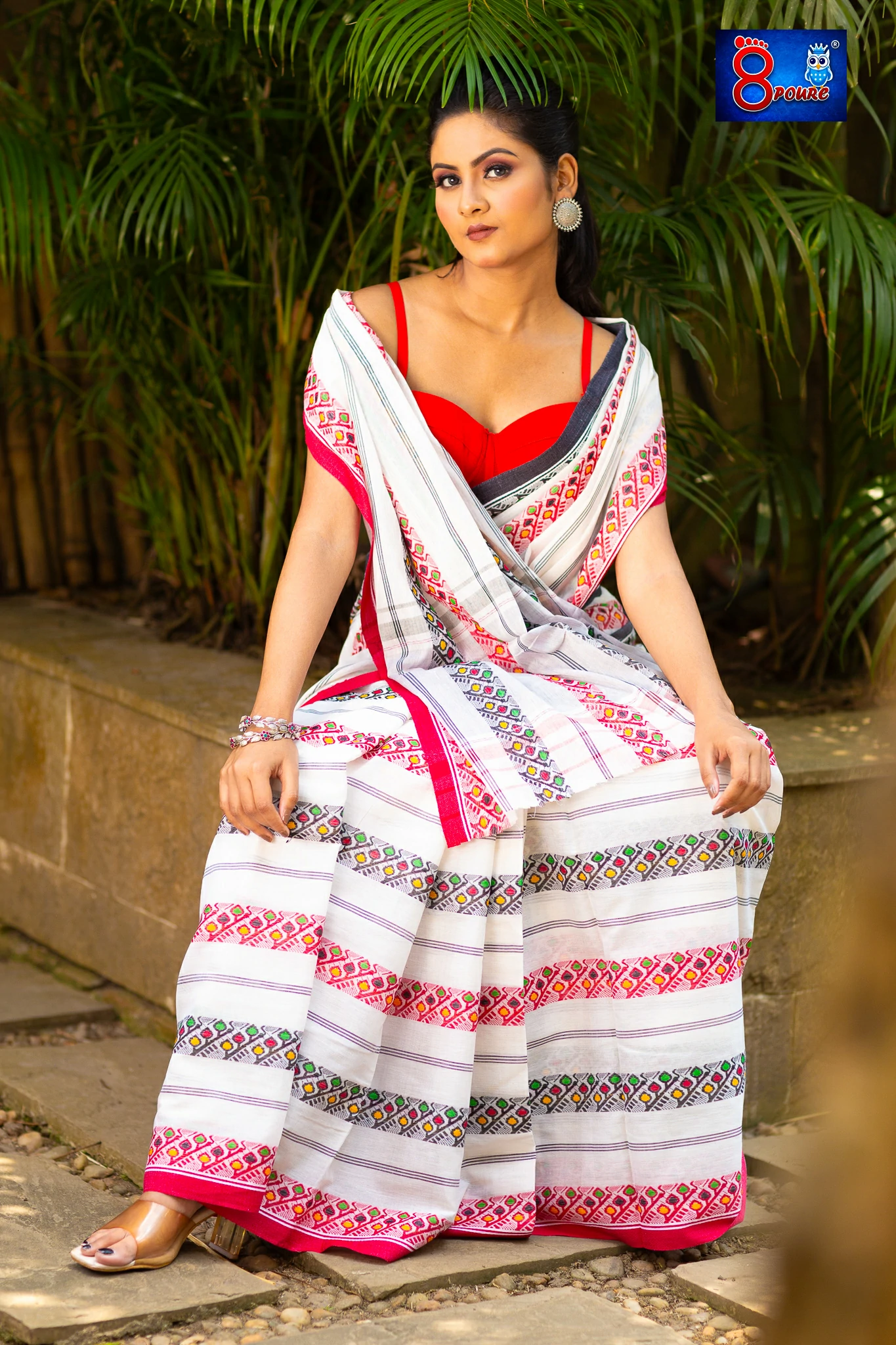 SOHAG - HANDWOVEN PURE KHADI SAREE | OCB 09