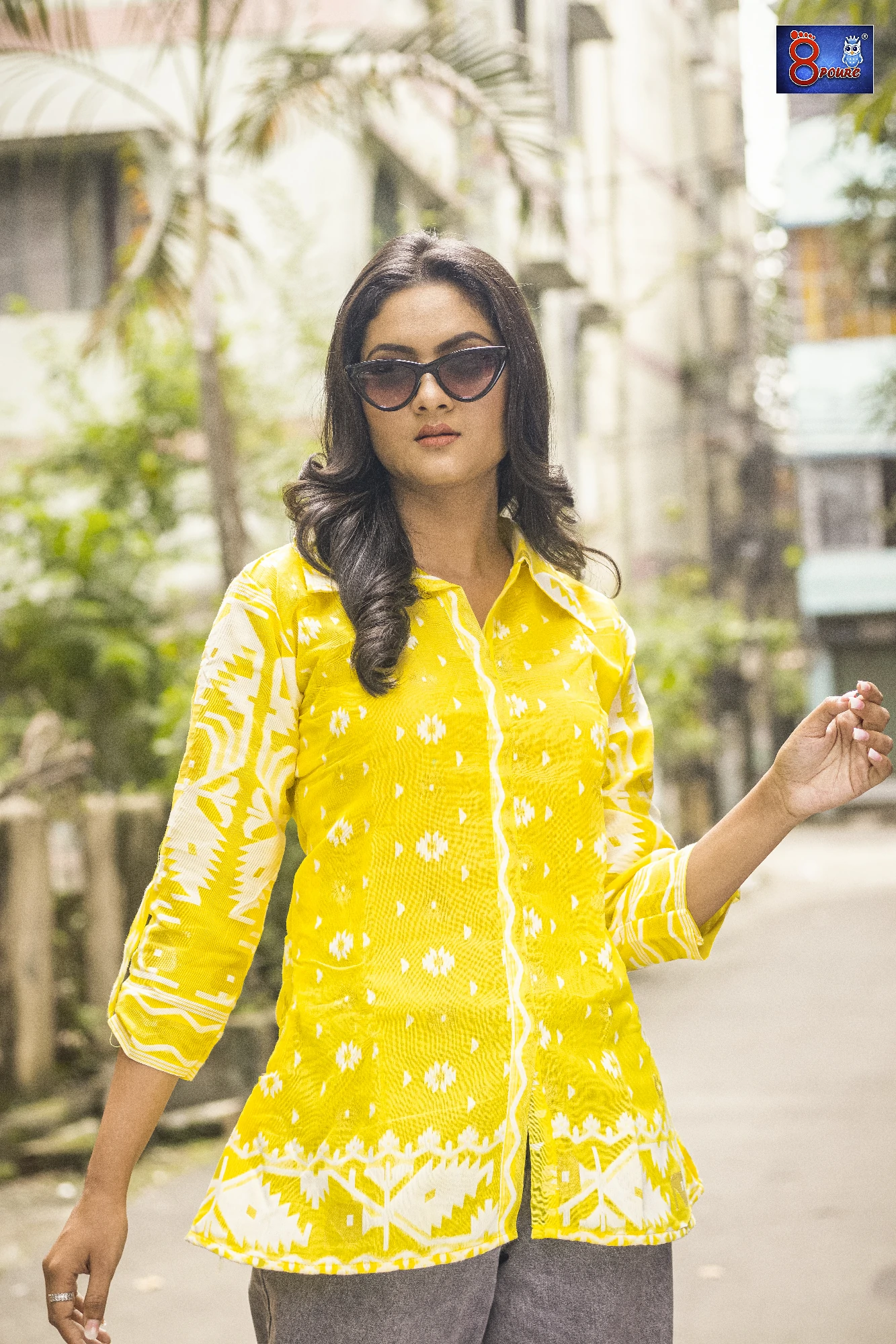 Jamdani Shirt | Yellow | JS 02