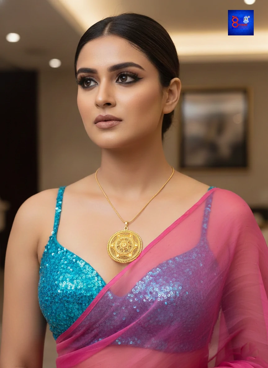 1.5 Gram Gold Polished Traditional Jewellery Set