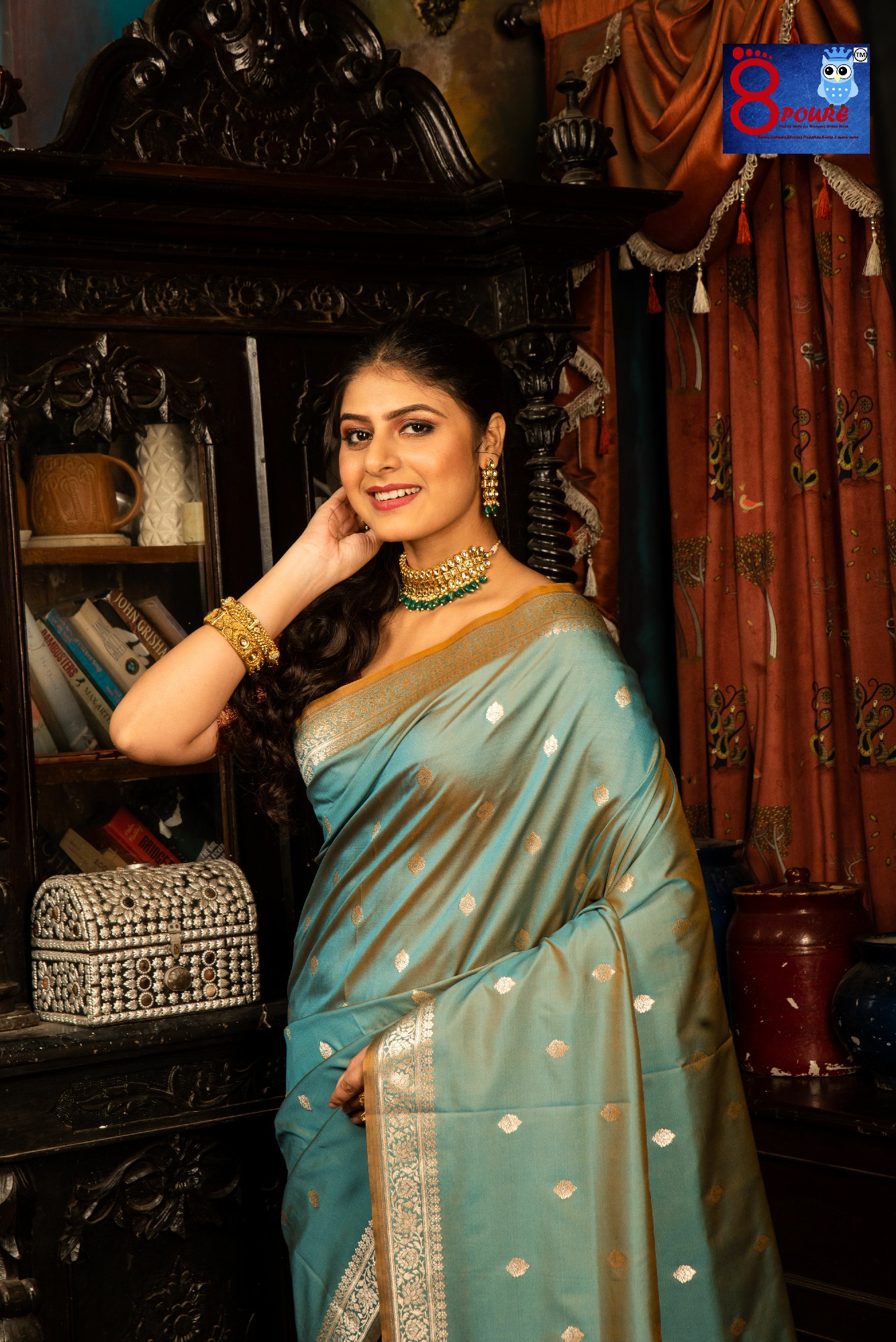 Pure Handwoven Katan Banaras | SAT 13