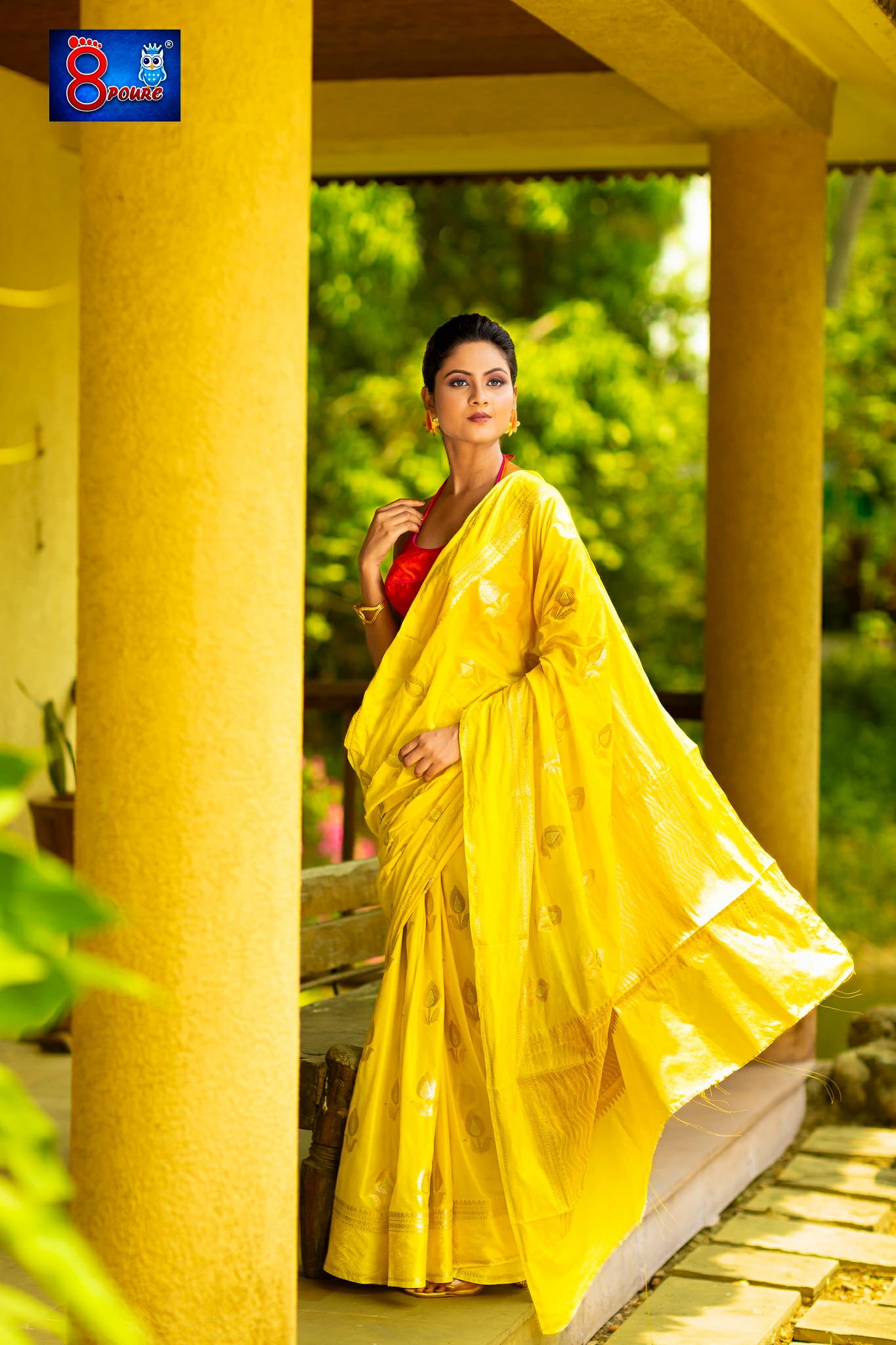 MUSHROO KATAN BANARAS | YELLOW | APV 04