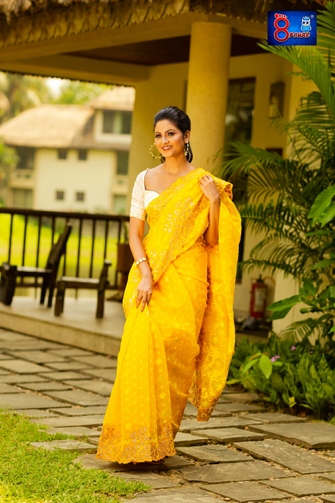 8POURE JAMDANI ZARDOSHI | YELLOW | TPP 09
