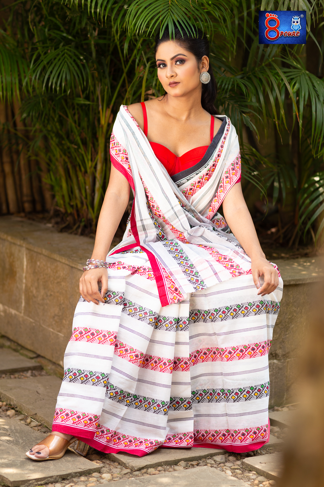 SOHAG - HANDWOVEN PURE KHADI SAREE | OCB 09