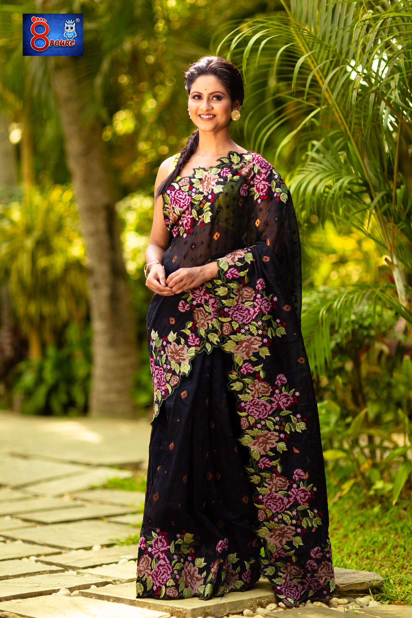SIGNATURE DESIGNER JAMDANI | BLACK | APV  09