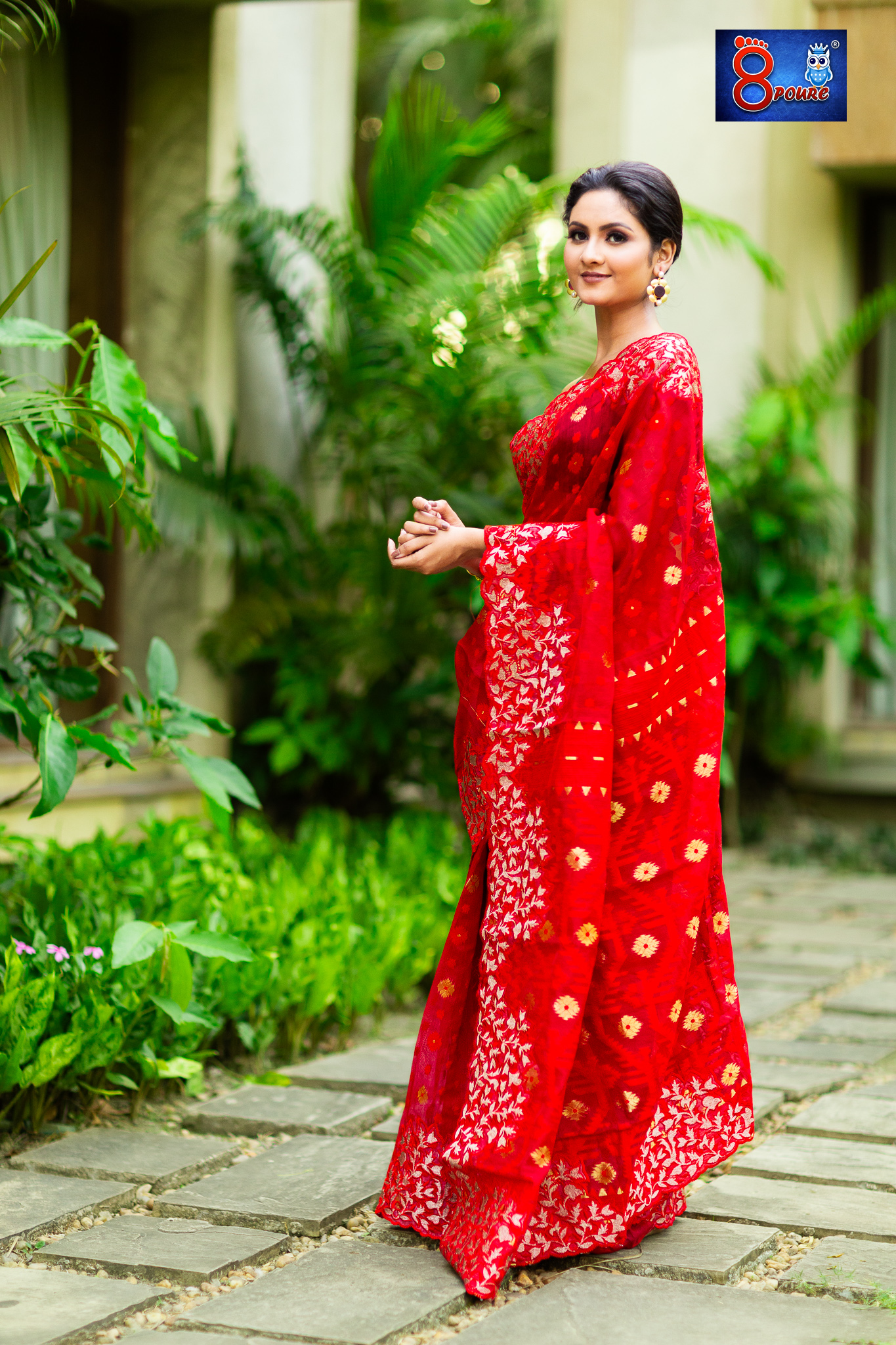 8POURE JAMDANI ZARDOSHI | RED | TPP 12