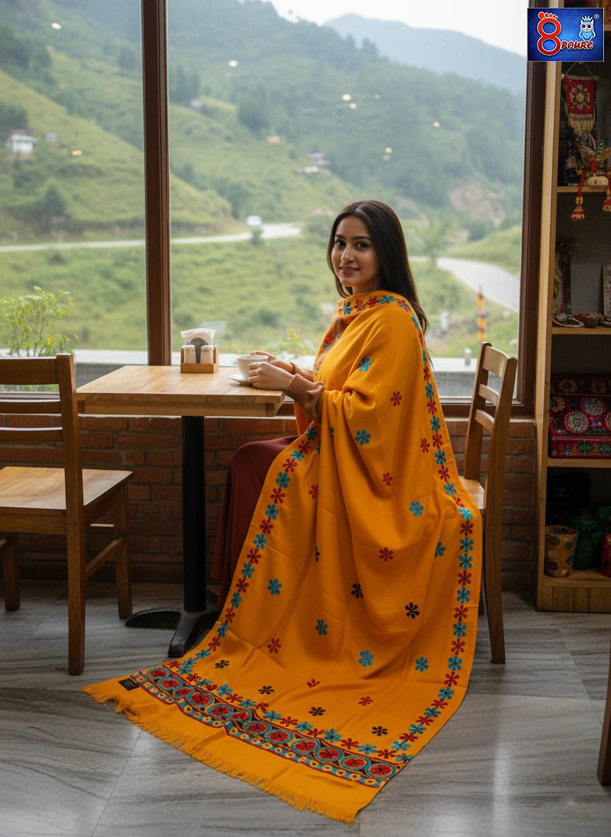 Handcrafted Winter Wrap | HWW 29