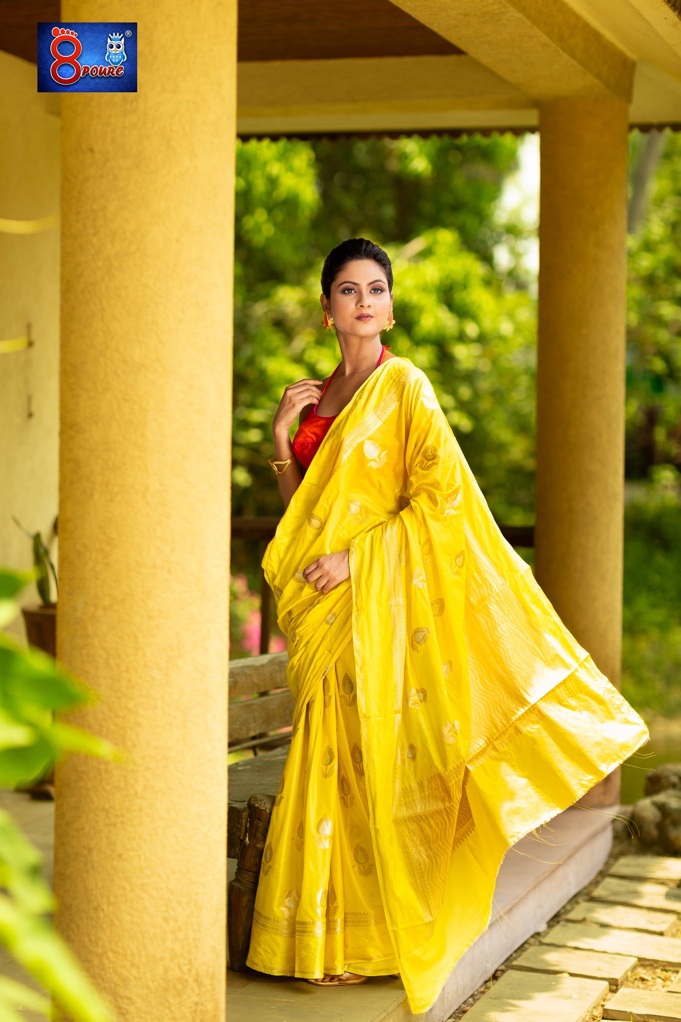 MUSHROO KATAN BANARAS | YELLOW | APV 04