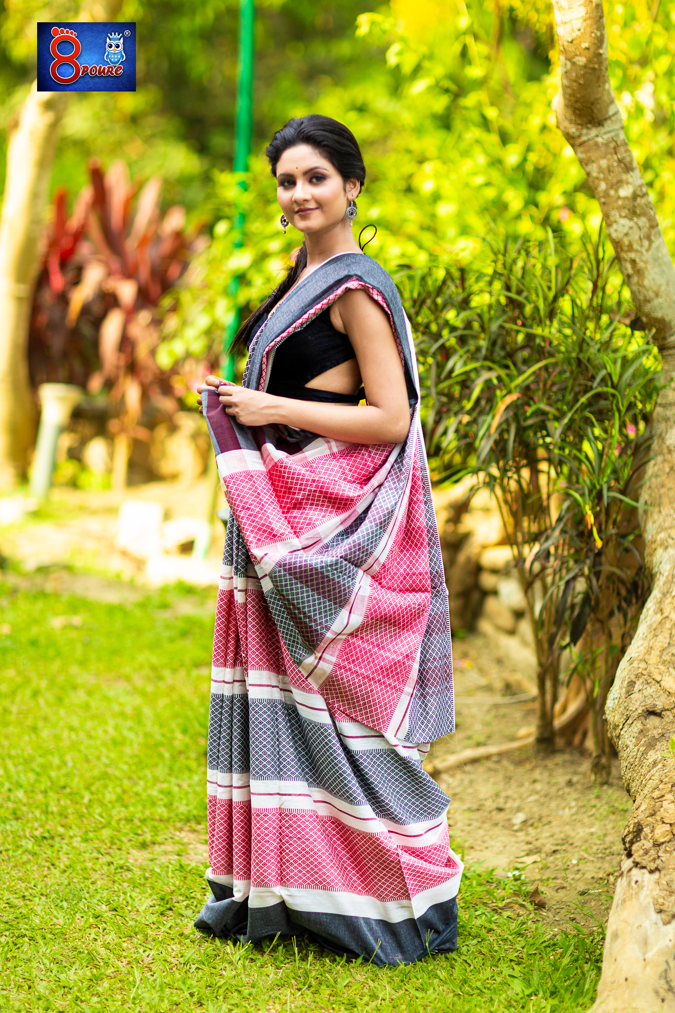 SOHAG - HANDWOVEN PURE KHADI SAREE | OCB 12