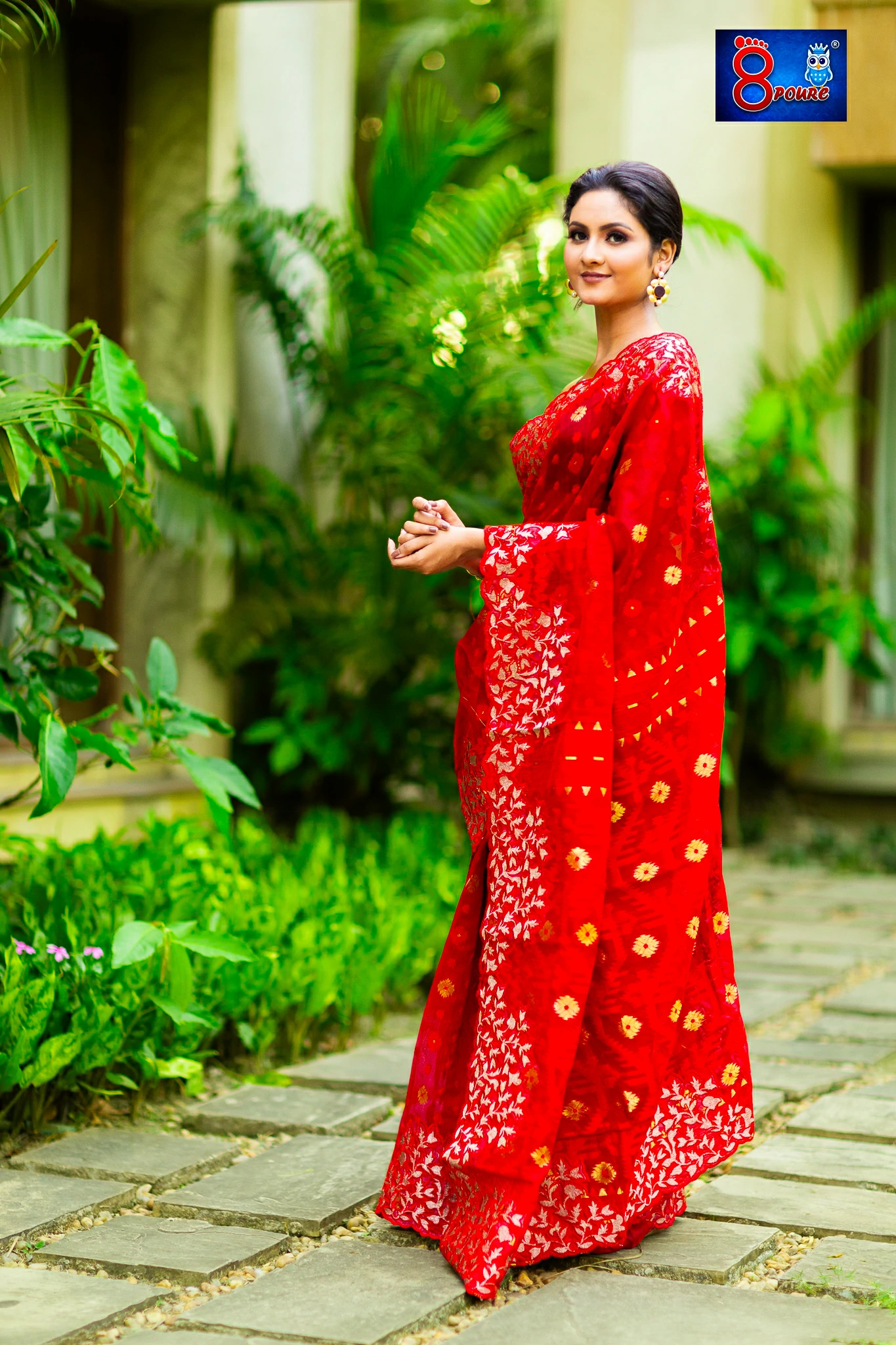 8POURE JAMDANI ZARDOSHI | RED | TPP 12