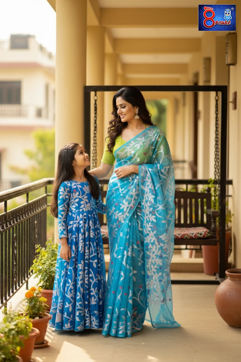 Baby Musline Dress| CCP 15 | Sky